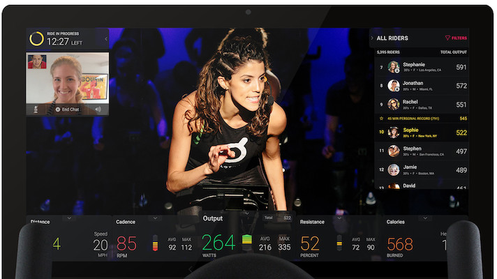 new peloton screen